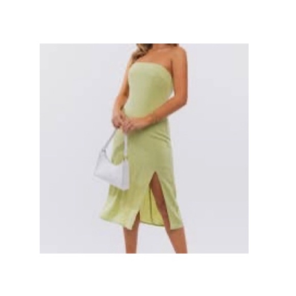 Le Lis high slit dress